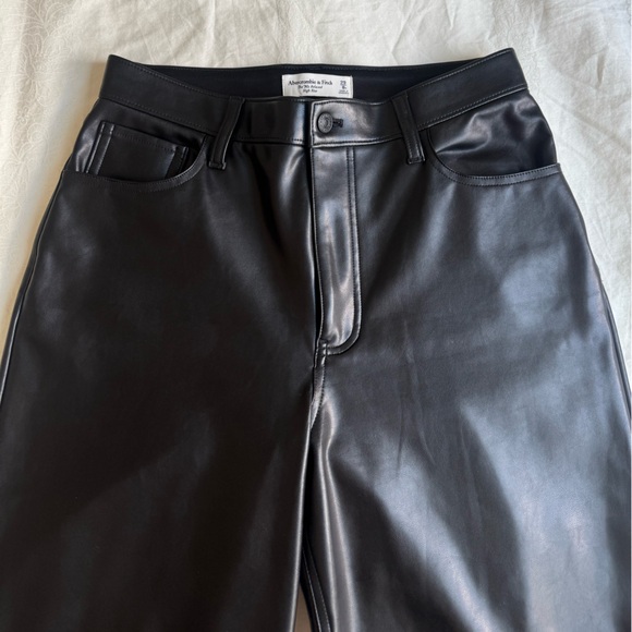 Abercrombie & Fitch Leather Pants - Picture 2 of 5